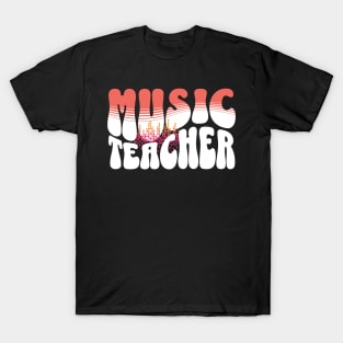 Groovy Music Teacher T-Shirt